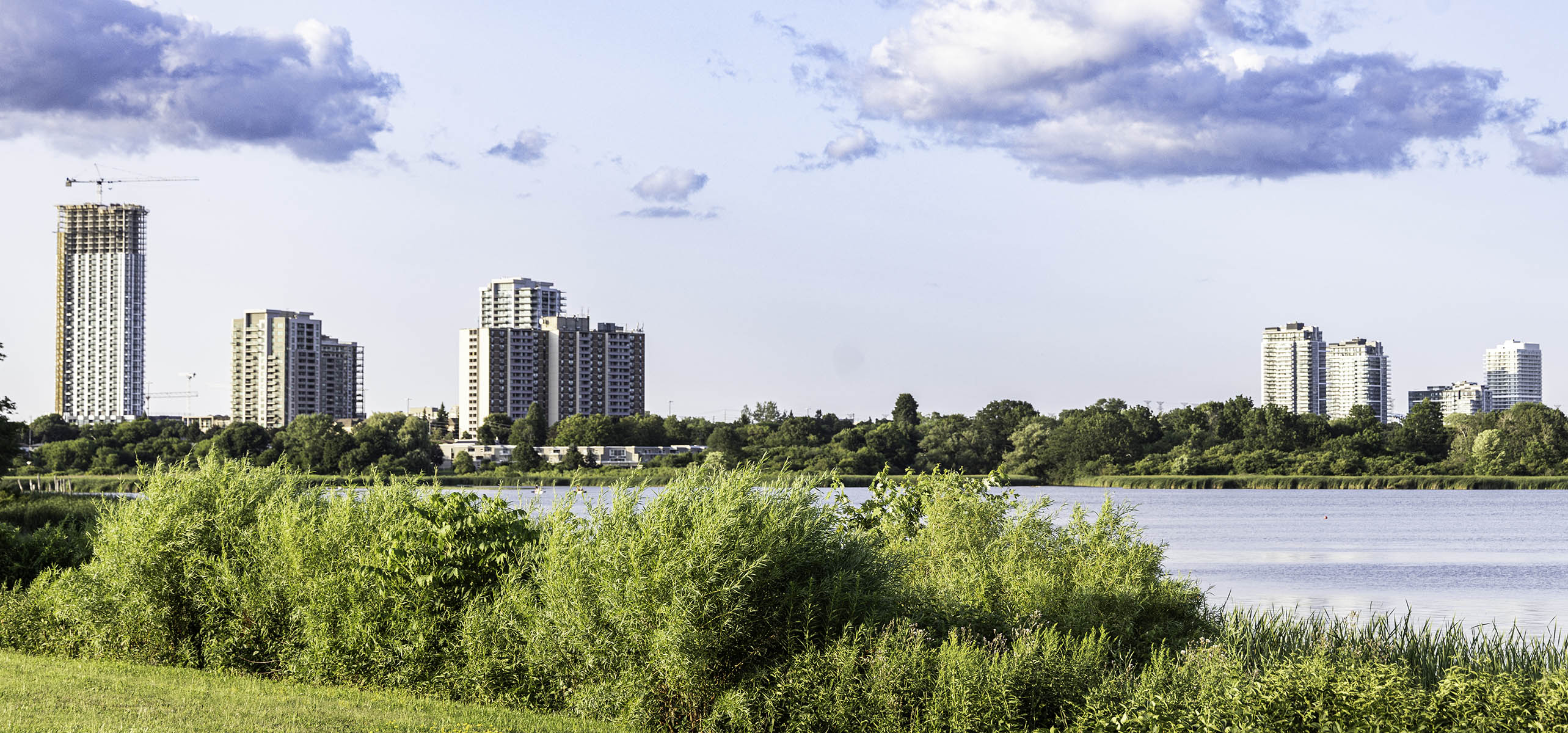 Pickering city skyline